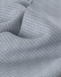 Easy-Care Herringbone Striped Shirt - Grey