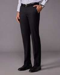 Altrix Self-Striped Dress Pants - Navy