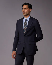 The Astor Structured Suit Blazer - Navy