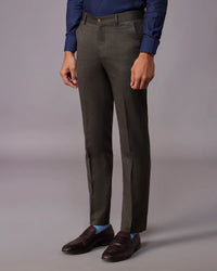 The Windsor Melange Dress Pants - Brown