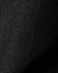 100% Linen Shirt - Black