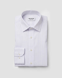 2-Ply Egyptian Cotton Light Blue Striped Shirt