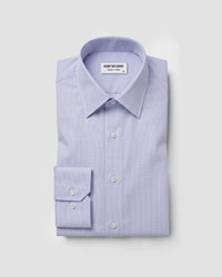 Reid & Taylor Light Blue Textured Dobby Shirt