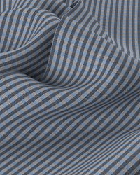 Stretch Twill Checked Shirt - Navy & Yellow