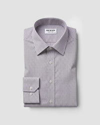 Giza Cotton Grey Checked Shirt