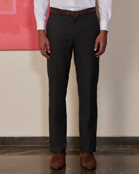 Caelan Dobby Stretch Dress Pants - Charcoal
