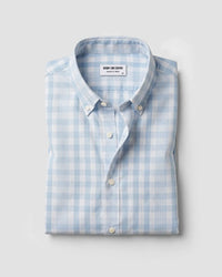 Blue Oxford Checked Shirt