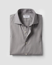 Grey Cotton Knit Shirt