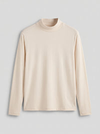 Turtleneck Toast T-Shirt - Cream