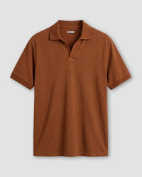 Lyocell Wool Stretch Johnny Polo - Brown Melange