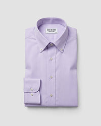 Giza Cotton Lavender Twill Striped Shirt