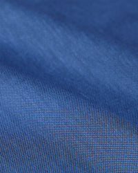Easy-Care Stretch Cotton Dobby Shirt - Dark Blue