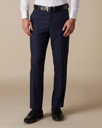 Lorevano Structured Stretch Ready-to-Wear Dress Pants - Navy