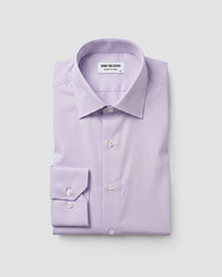 2-Ply Egyptian Cotton Lavender Micro Dobby Shirt