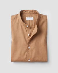Khaki Cotton Linen Shirt