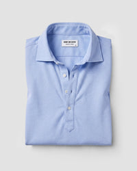 Monte Carlo Popover Stretch Knit Shirt - Light Blue
