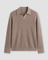 Vale Johnny Polo Sweater - Light Brown