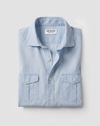 Icewash Chambray Denim Shirt