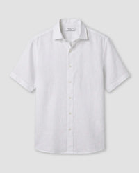 White Half-Sleeve Soft Washed Shirt