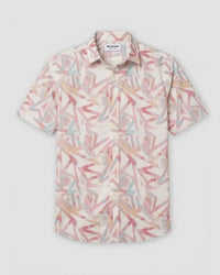 Yellow & Pink Line Printed Shirt