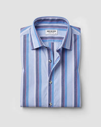 Blue Oxford Striped Shirt