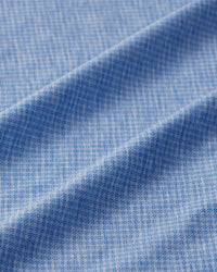 Japanese Printed Knit Shirt - Light Blue