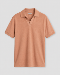 Lyocell Wool Stretch Johnny Polo - Peach Melange