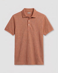 Signature Classic Button Polo - Golden Brown