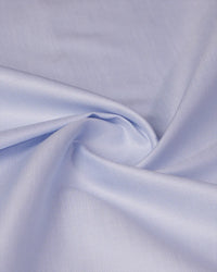 Cotton Twill Shirt - Light Blue & White
