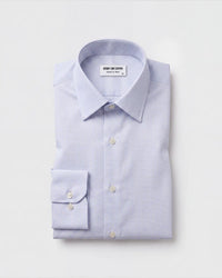 Luthai Light Blue Cotton Dobby Shirt