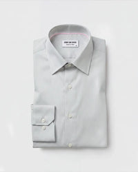 Light Blue Solid Twill Shirt