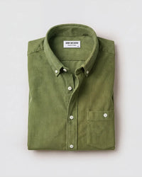 Sage Green Cotton Corduroy Shirt