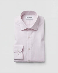 Lavender & White Lyocell Striped Shirt