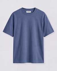 Luxe Relaxed Voyager T-shirt- Bluish Grey