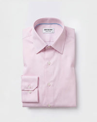Pink Bold Twill Cotton-Lyocell Shirt