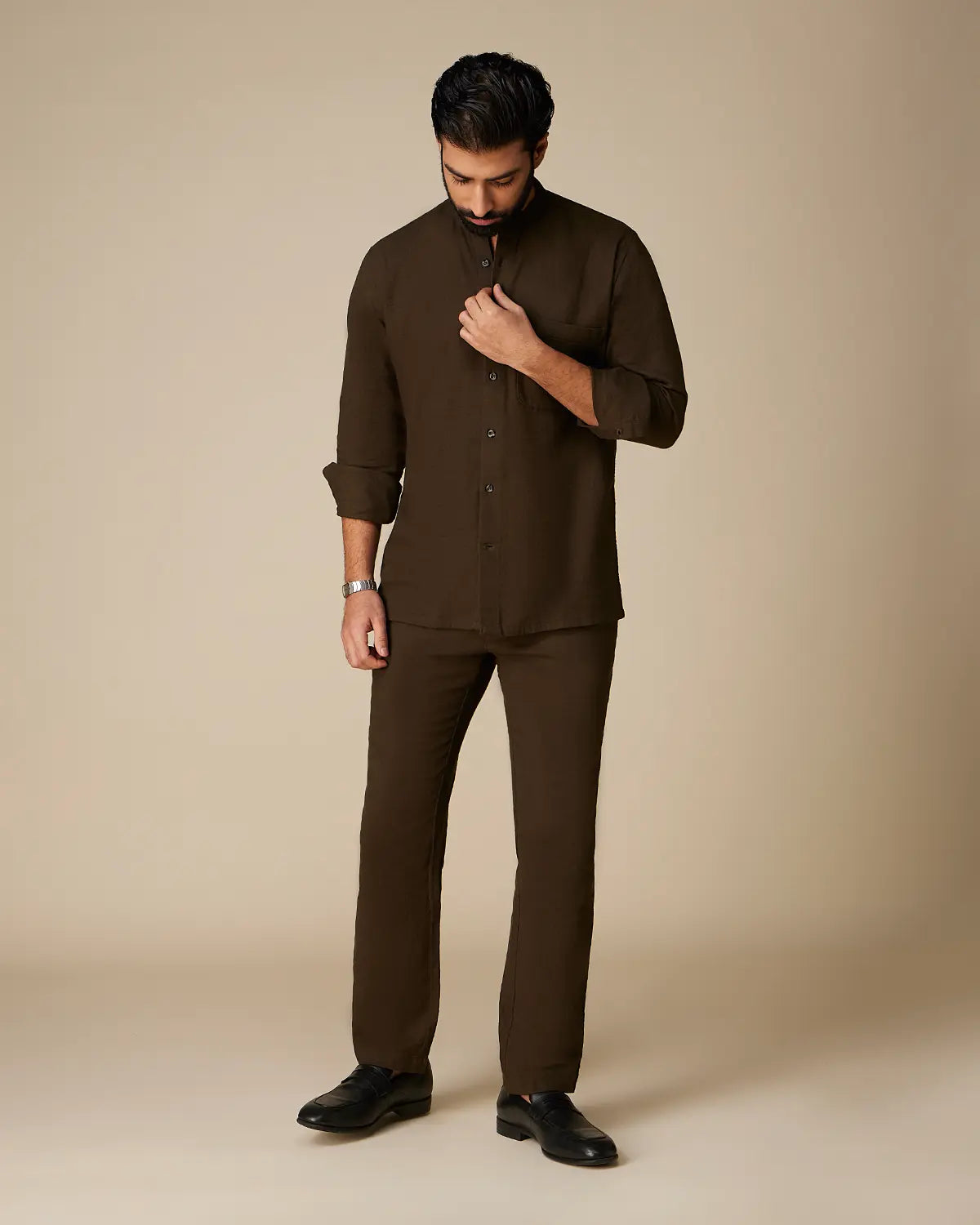 Nomad Dark Olive Cotton Co-ord Set