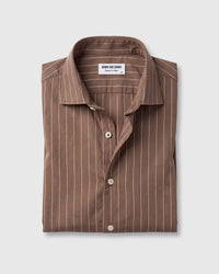 Caramel Beige Broad Stripes
