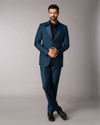 The Wexford Wool-Blend Suit - Teal