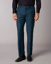 The Wexford Wool-Blend Dress Pants - Teal