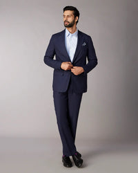 The Norwood 100% Linen Suit - Navy