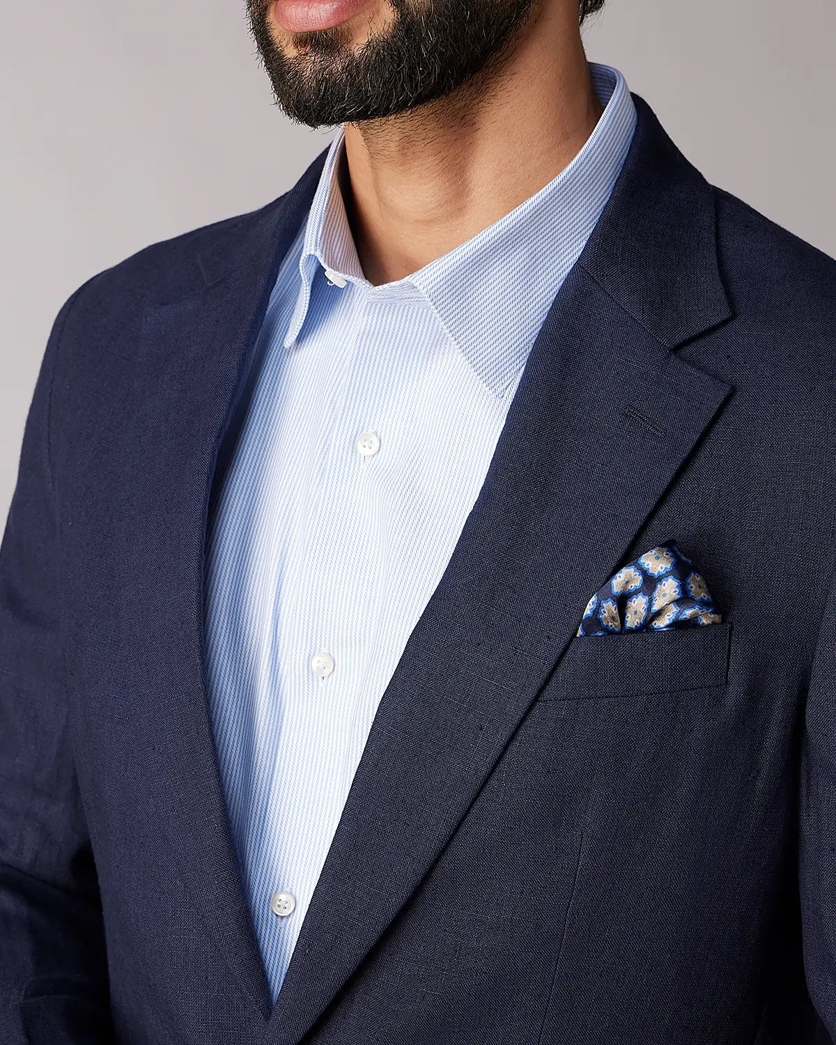 The Norwood 100% Linen Suit - Navy